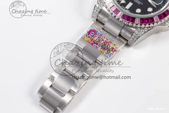 Aaa fake watches Edition Best 1707 GMT Steel CLEAN Sustainable VR Custom 116759SARU 904L 1218